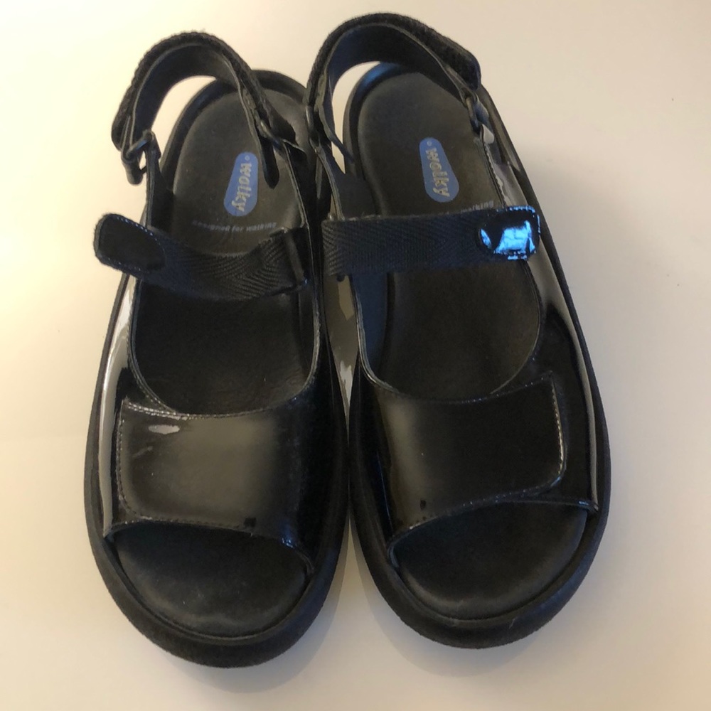 Patent Leather Wolky Sandals